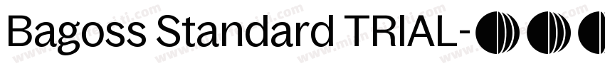 Bagoss Standard TRIAL字体转换